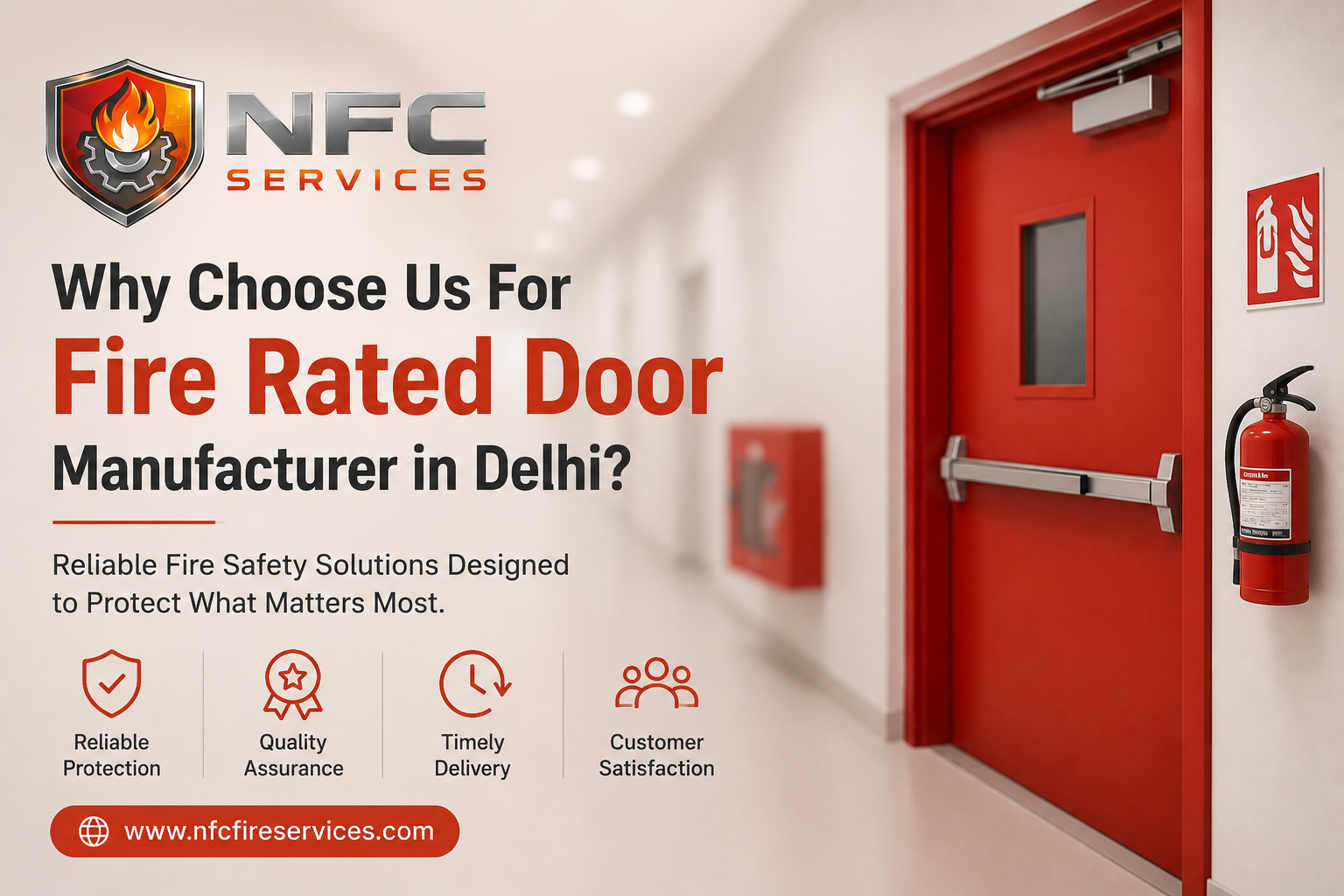 Fire Rated Door Manufacturer in Delhi - NFC Services