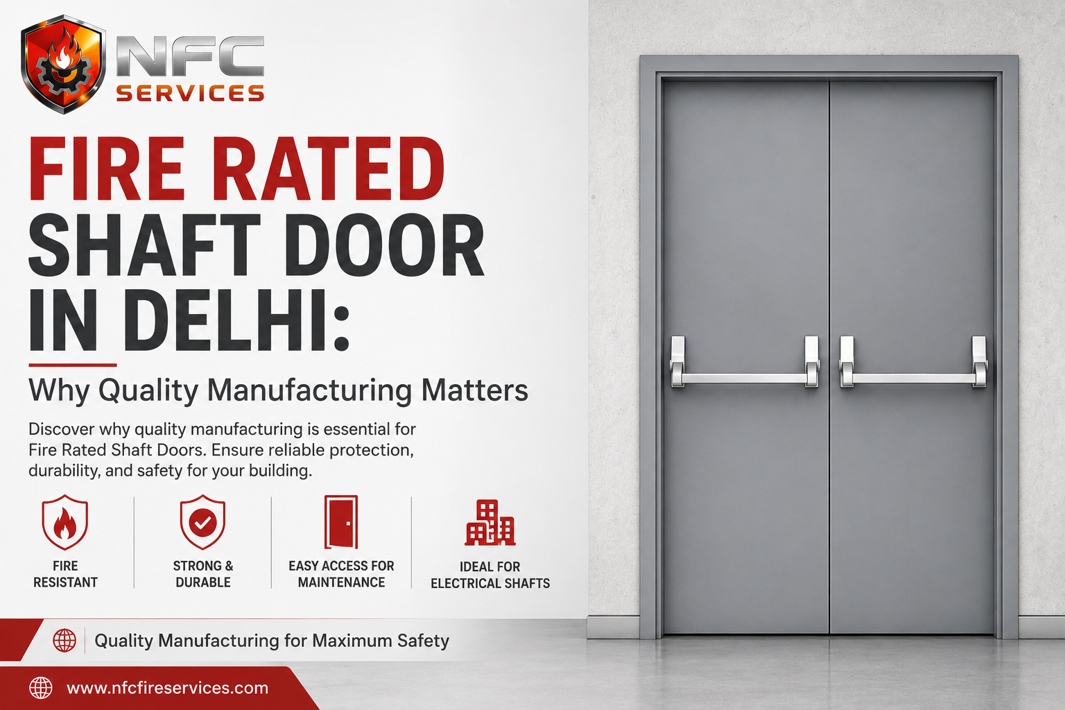 Fire Rated Shaft Door in Delhi by NFC Services